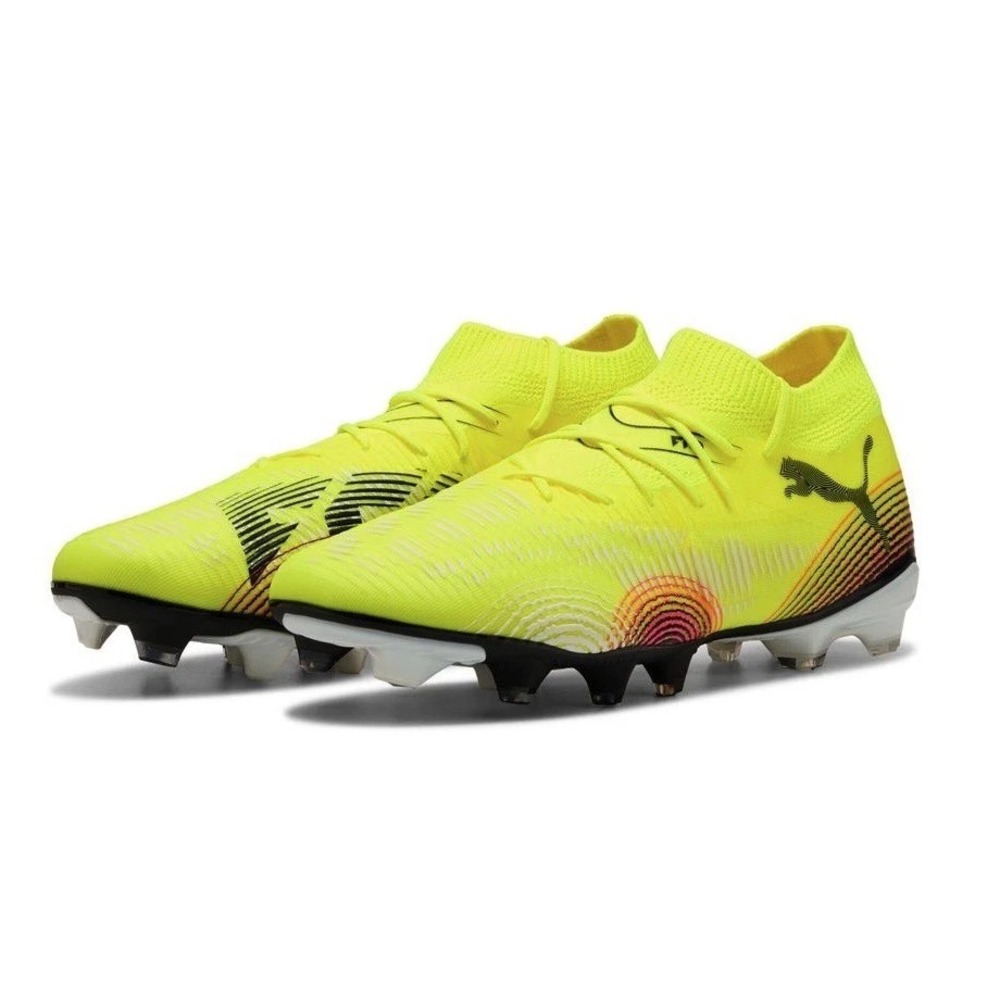 Puma Future 8 Match Men's FG AG Soccer Cleats Shoes, Yellow, 108140-03, Size 9